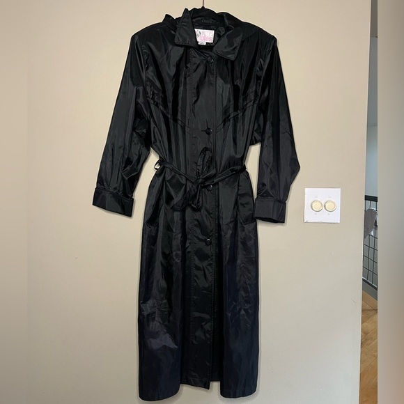 Vintage Totes Rain Trench Coat - Picture 2 of 15